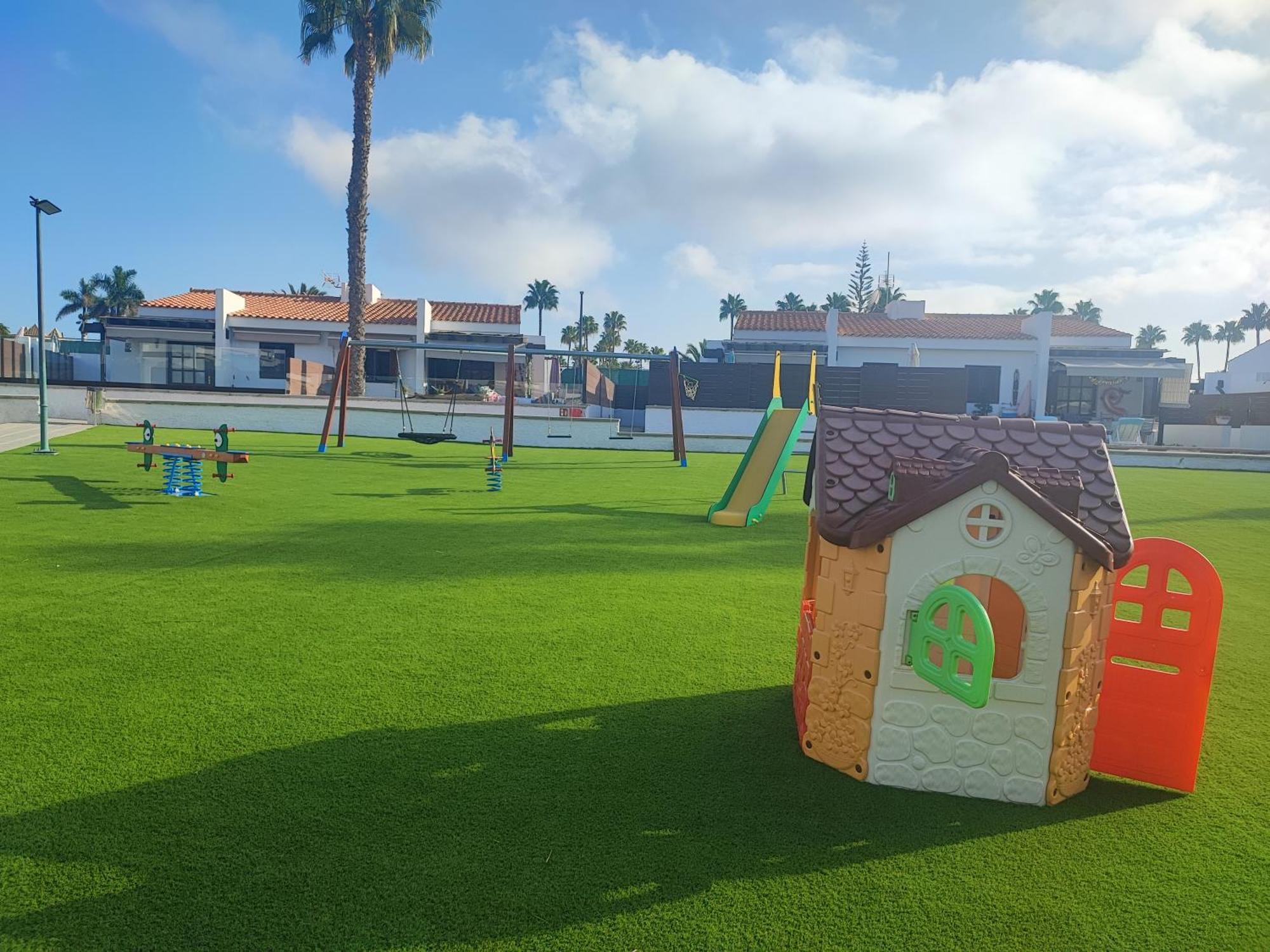 Bungalow Maspalomas Golf Con Jacuzzi, Piscina Y Jardin San Bartolomé Екстериор снимка
